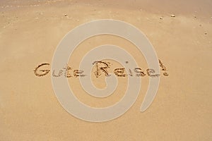 Text 'Gute Reise'