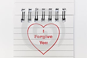 Text I Forgive You