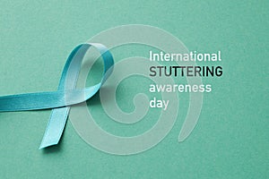 Text international stuttering awareness day photo