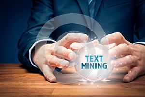 Text mining and analysis concept