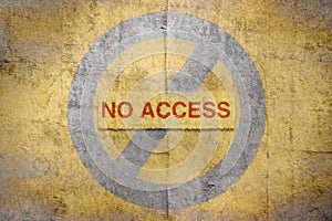 Text No Access