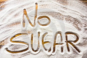 Text with no sugar