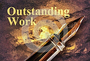 Text Outstanding Work