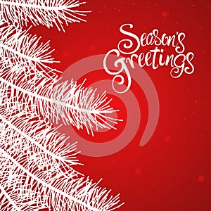 Seasons Greetings Text photo