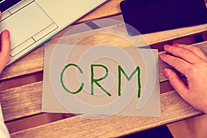 Text showing inspiration Crm. Word for manages all your company relationships and interactions with customers