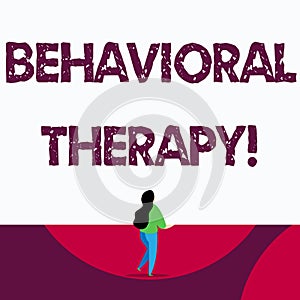 Text sign showing Behavioral Therapy. Conceptual photo help change potentially selfdestructive behaviors.