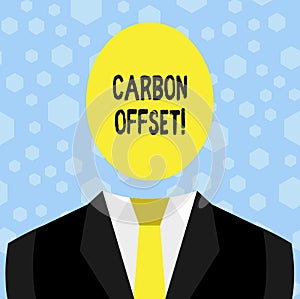 Zobrazené uhlík. koncepční snížení v emise z uhlík dioxid nebo další plyny 