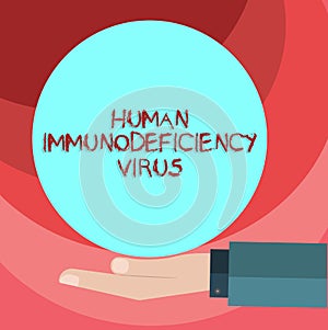 Text sign showing Huanalysis Immunodeficiency Virus. Conceptual photo virus in huanalysis blood that weakens immune