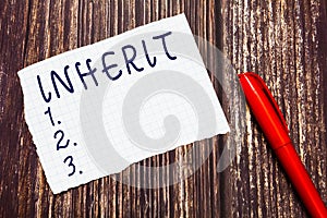 Text sign showing Inherit. Conceptual photo Receive money properties titles as heir Family inheritance
