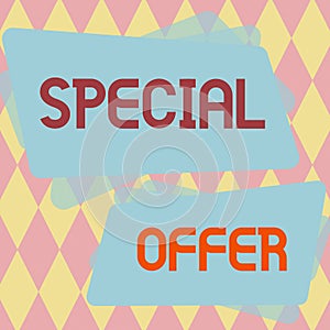 Text sign showing Special Offer. Word for interdisciplinary subfield of computational linguistics Tablet With Important