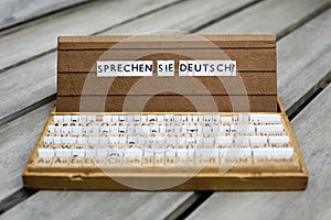 Text: Sprechen Sie Deutsch?