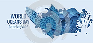 Text - world ocean day. Fur seal, sea lion, sea leopard. template for making a postcard. vector image for laser cutting and