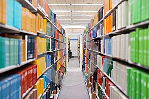 Textbooks and education - hallway