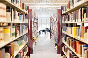 Textbooks and education - hallway