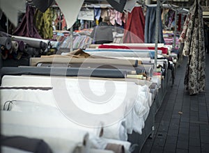 Textil market photo