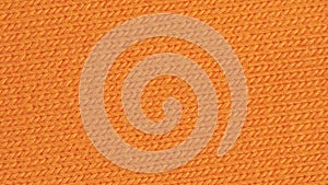 Textile background - orange cotton elastane bubber, lycra stretchy fabric