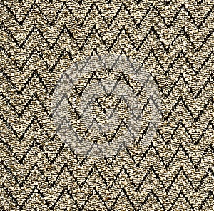 Textile background with zig-zag pattern