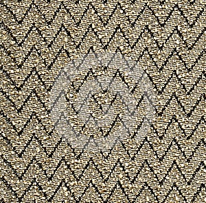 Textile background with zig-zag pattern
