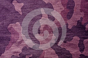 Textile camouflage cloth pattern.
