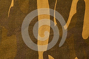 Textile camouflage cloth texture