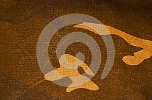 Textile camouflage cloth texture