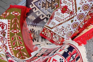 Textile carpets in Maramures