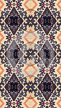 Textile clothing pattern with horizontal and vertical stripes