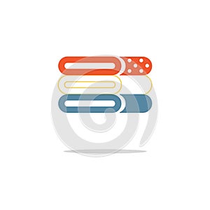 Textile color thin line icon.Vector illustration