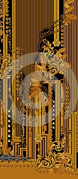 Textile  design print created textile prints