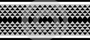 Textile Digital geomatrical Black and White