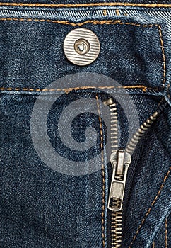 Textile - Fabric Series: Jeans Zipper and Button