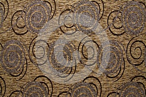 Textile fabric texture Anemon 131 Lion yellow color