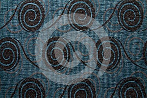 Textile fabric texture Anemon 145 Airforce blue color photo