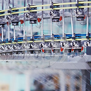 Textile factory in spinning production line and a rotating machinery and equipment production company