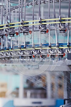 Textile factory in spinning production line and a rotating machinery and equipment production company