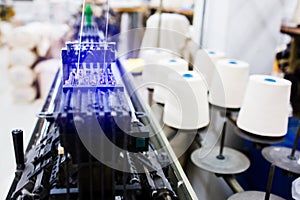 Textile factory in spinning production line and a rotating machinery and equipment production company