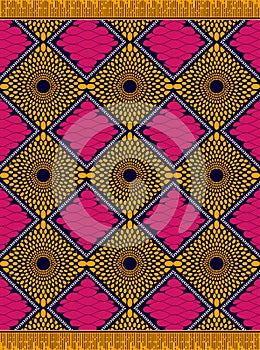 Textile fashion african Ankara print