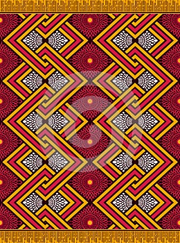 Textile fashion african Ankara print photo