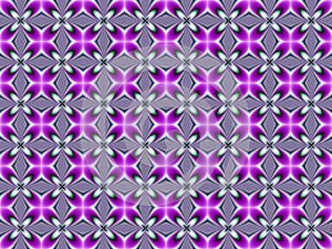 Textile floral pattern. Stylized pattern of blue flowers on a purple background.
