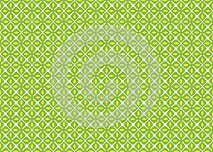 Textile green four leaf leaf pattern