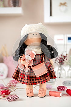 Textile Handmade Interior Doll