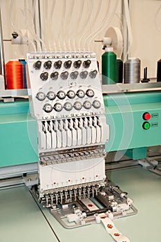 Textile: Industrial Embroidery Machine