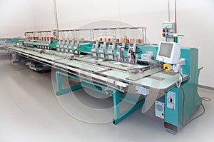 Textile: Industrial Embroidery Machine