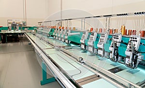 Textile: Industrial Embroidery Machine