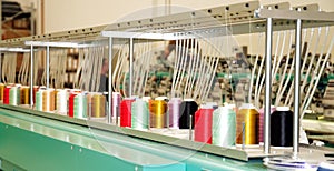Textile: Industrial Embroidery Machine