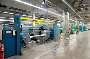 Textile industry - Weaving and warping