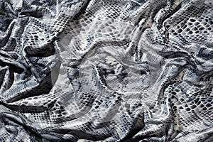 Textile like snake skin photo