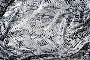 Textile like snake skin photo