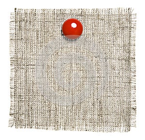 Textile Patch With Red Clip