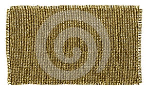 Textile Patch On White Background